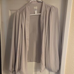 A New Day Light Gray Fabric